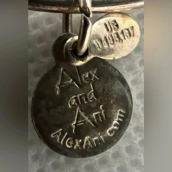 Alex and Ani | birthstone bangle, August, charm bracelet. - Picture 10 of 11